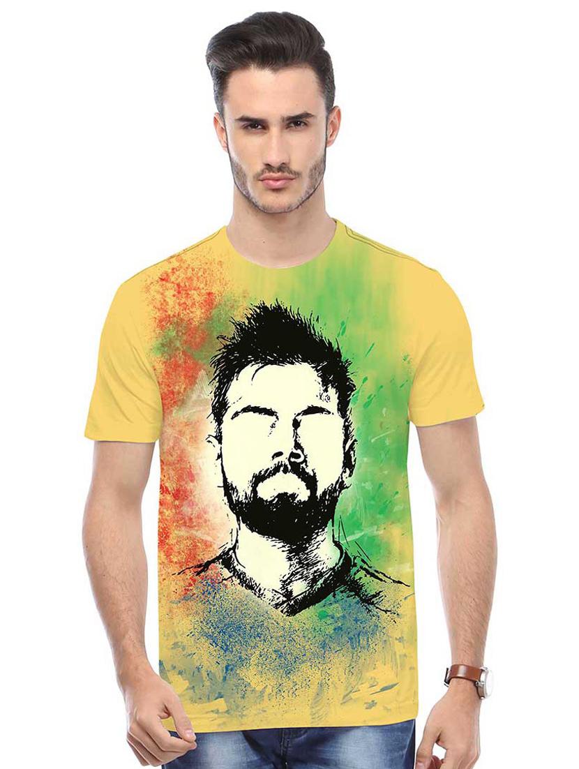 round neck printed regular t-shirt