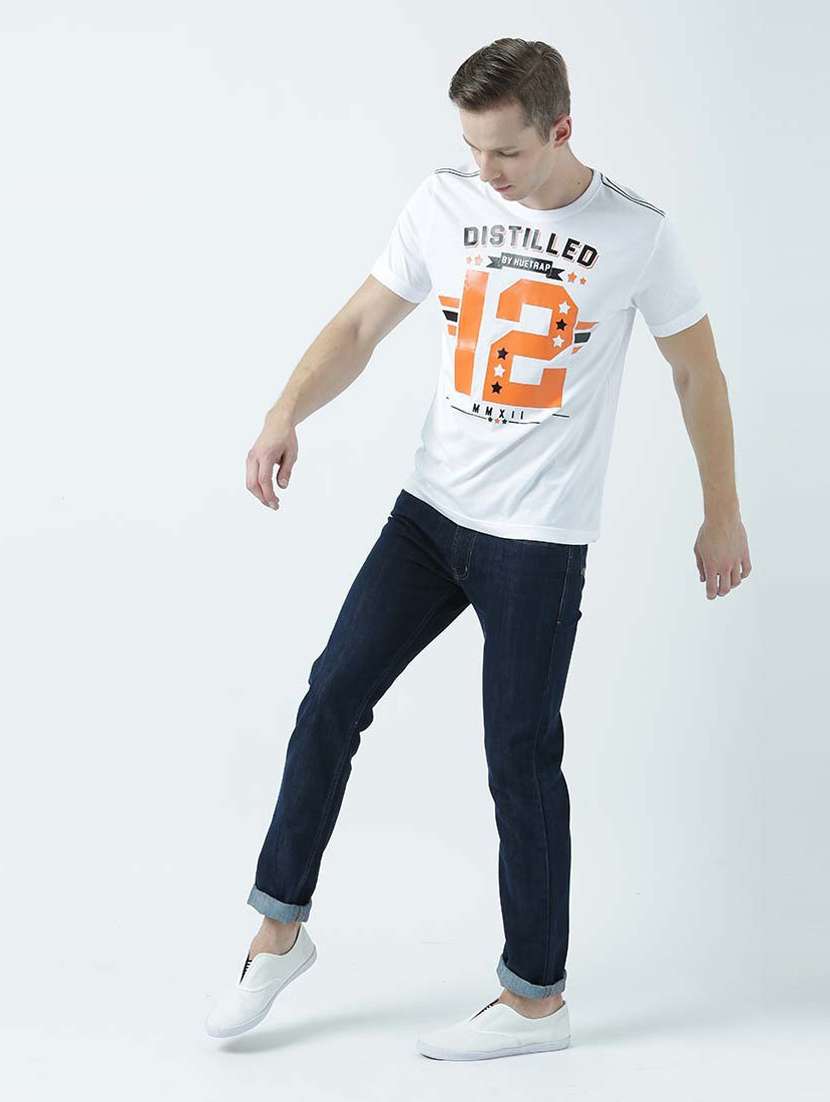 round neck printed regular t-shirt - 19580580 -  Standard Image - 4