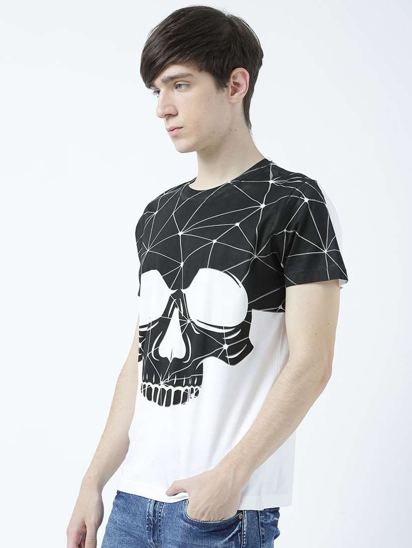 men front print short sleeve t-shirt - 19580598 -  Standard Image - 1