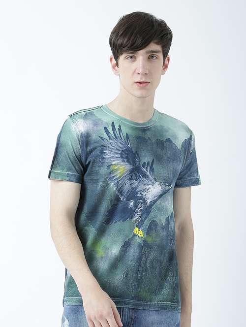 crew neck all over print t-shirt - 19580667 -  Standard Image - 0