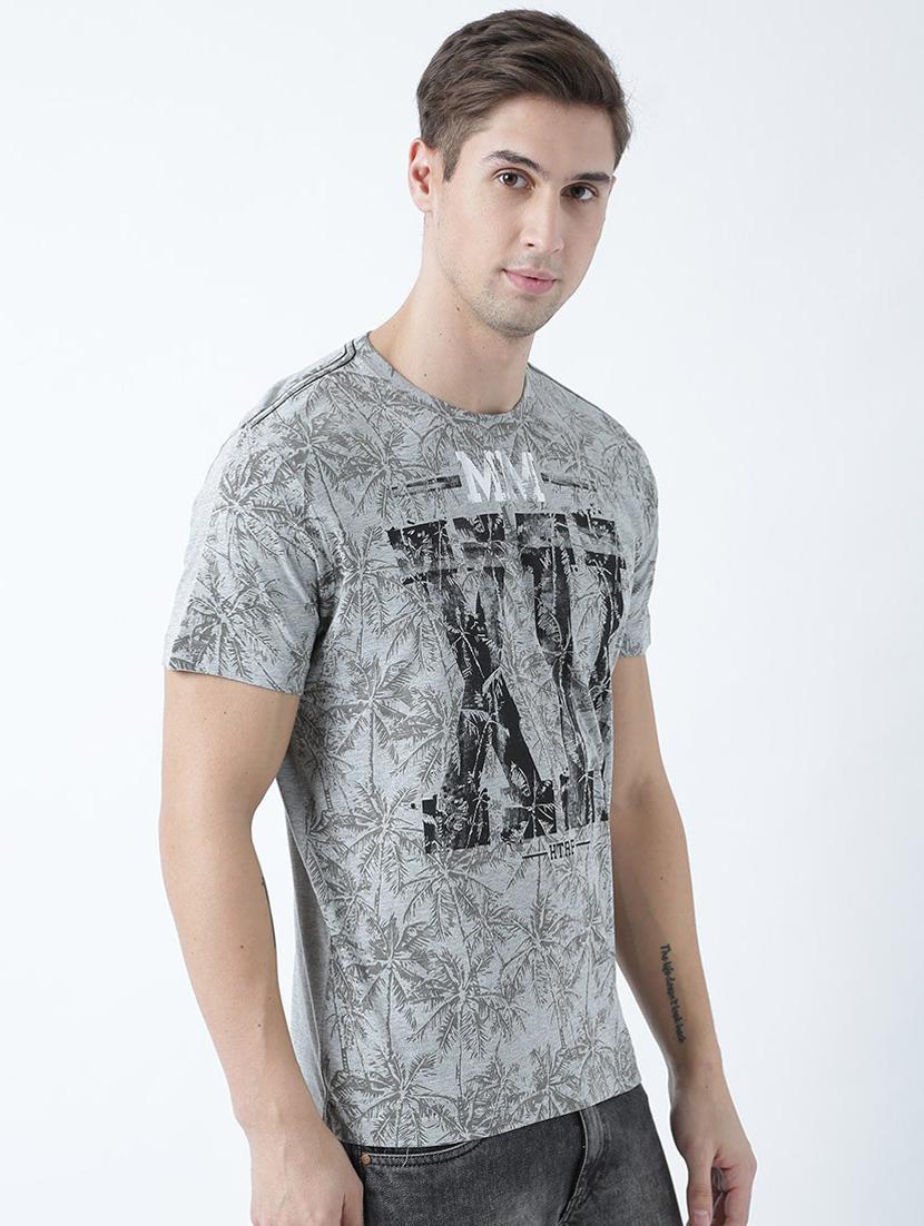 men front print short sleeve t-shirt - 19580878 - Standard Image - 1
