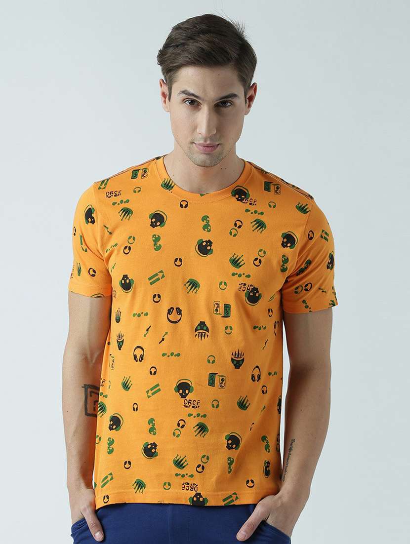 men all over print short sleeve t-shirt - 19580916 - Zoom Image - 0