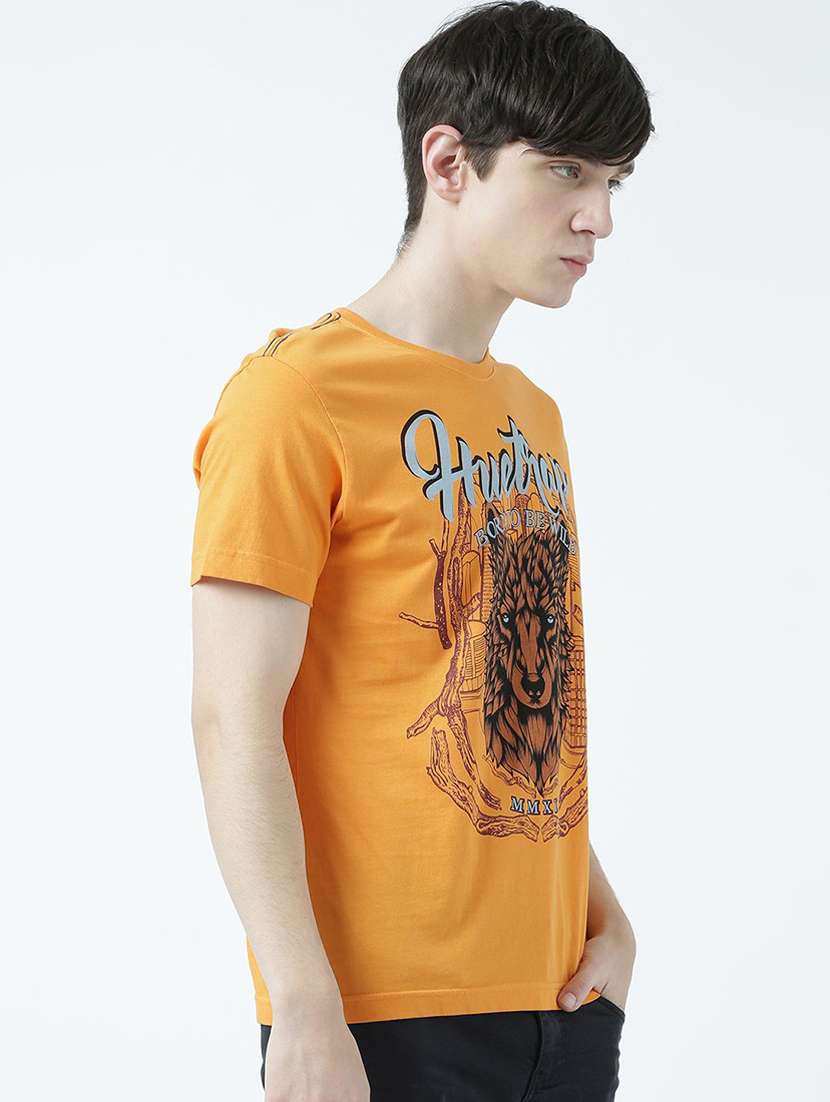 round neck printed regular t-shirt - 19580923 -  Standard Image - 1