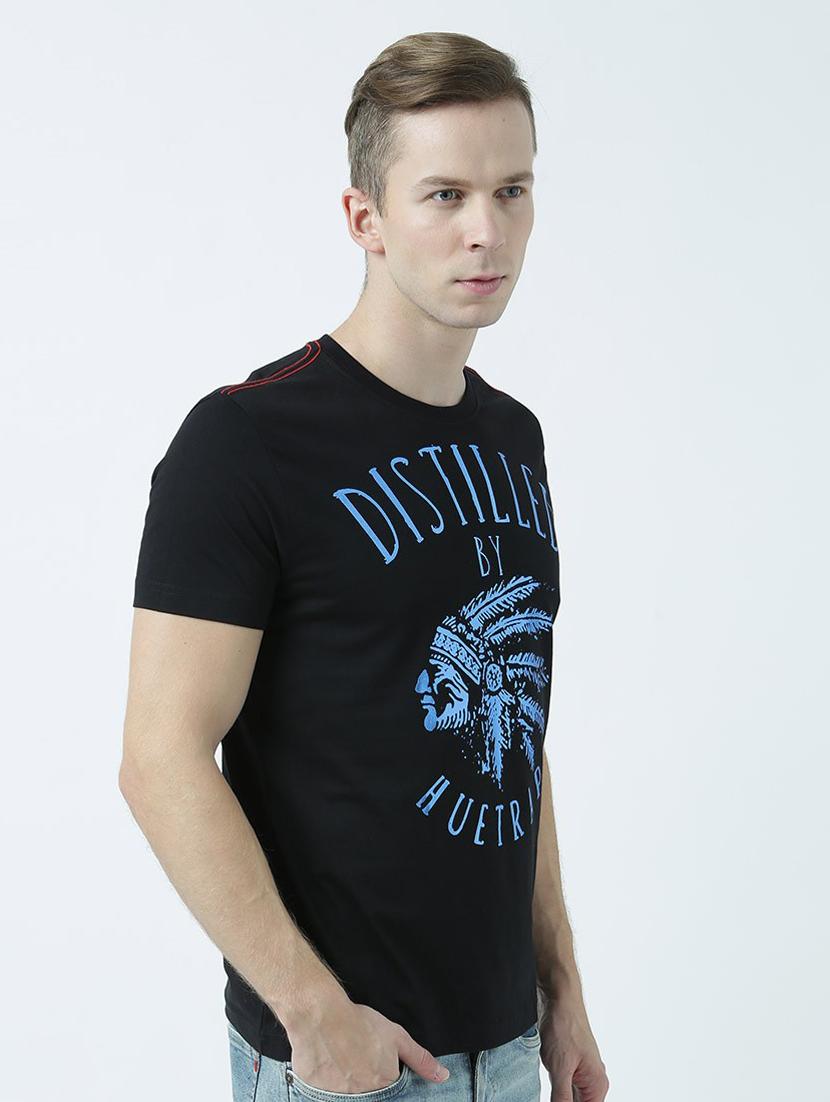 round neck printed regular t-shirt - 19580938 - Standard Image - 1