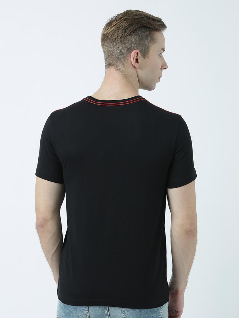 round neck printed regular t-shirt - 19580938 - Standard Image - 4