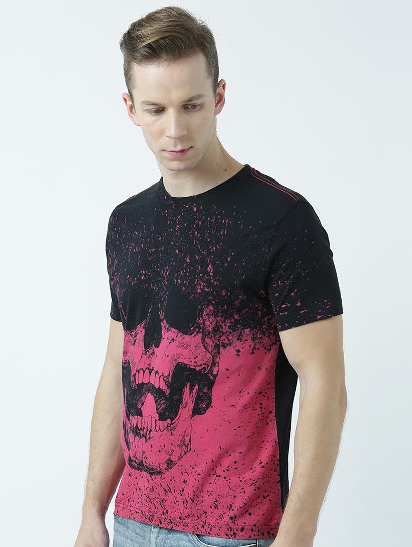 round neck printed regular t-shirt - 19581001 -  Standard Image - 1