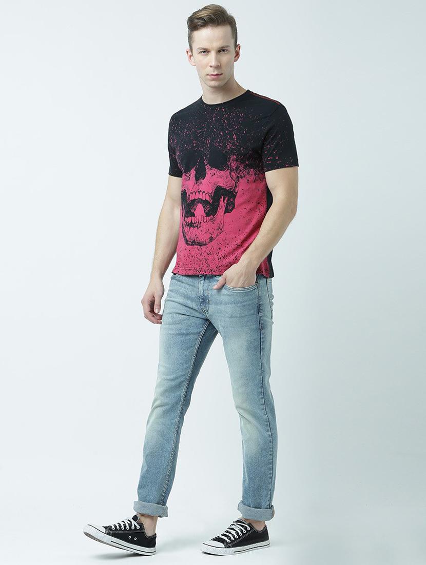 round neck printed regular t-shirt - 19581001 - Standard Image - 4
