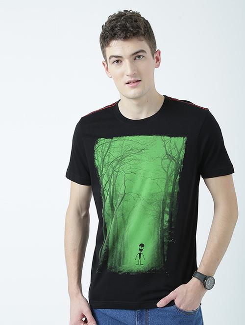 round neck printed regular t-shirt - 19581024 -  Standard Image - 0