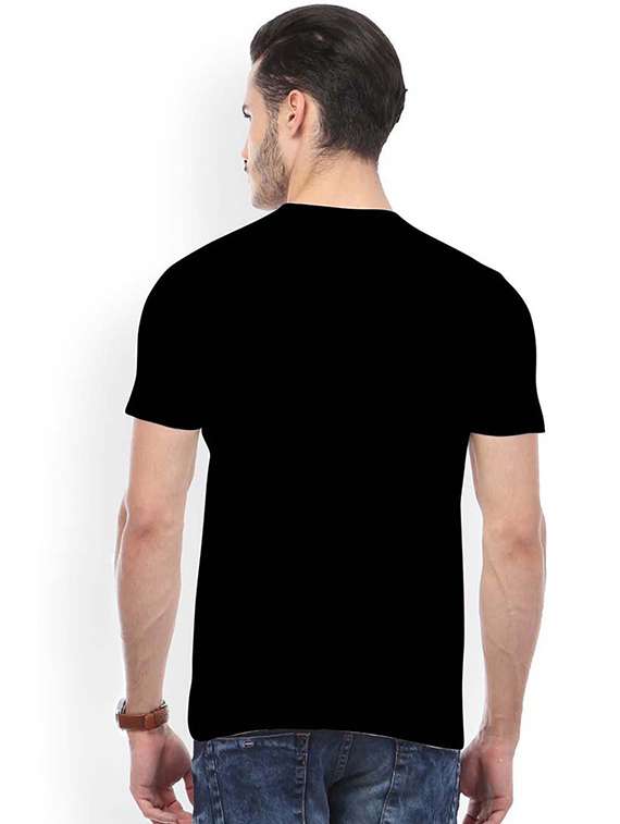 men crew neck front print regular t-shirt - 19581633 -  Standard Image - 1