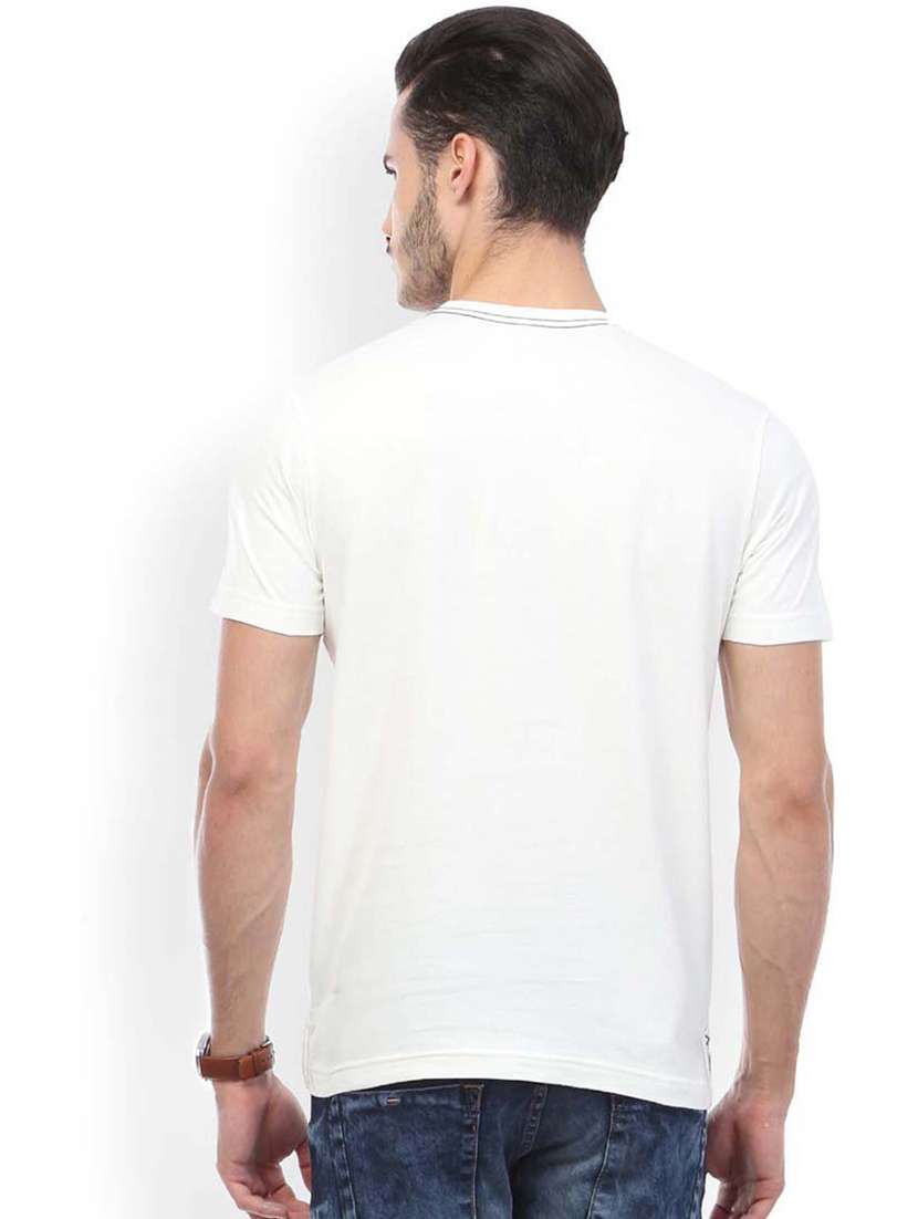 men crew neck printed regular t-shirt - 19581664 - Standard Image - 1