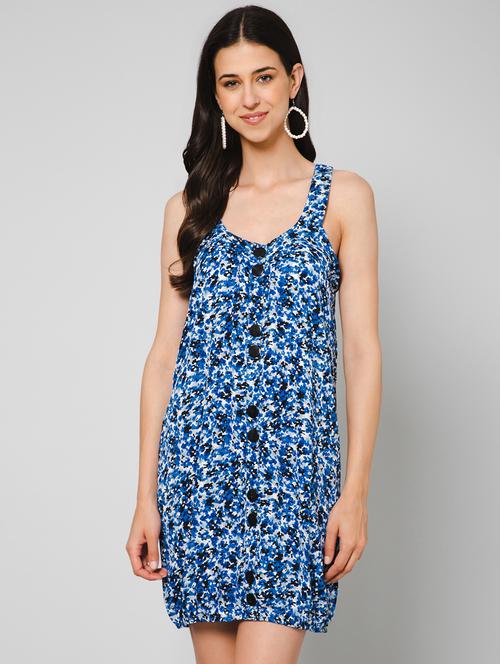 women's shift abstract dress - 19581749 - Standard Image - 0