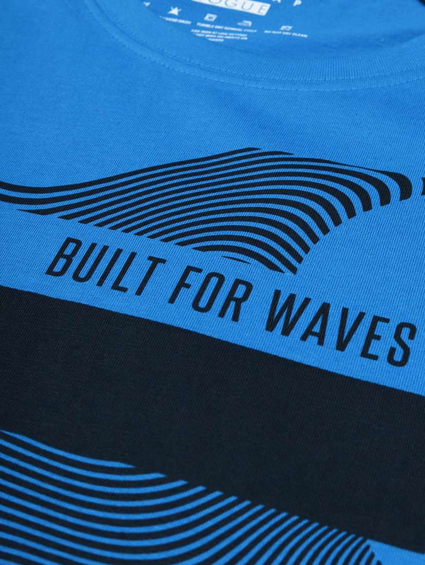 men round neck front print t-shirt - 19581809 -  Standard Image - 4