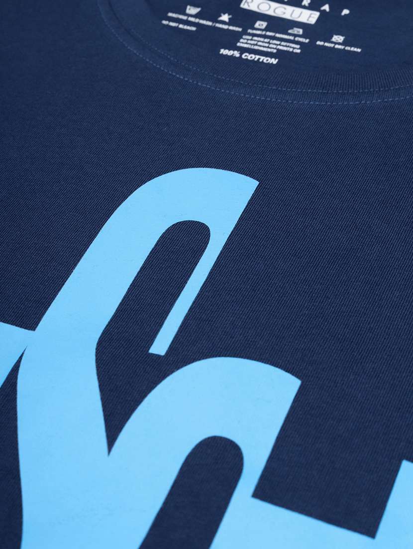 men crew neck front print t-shirt - 19581812 -  Standard Image - 4