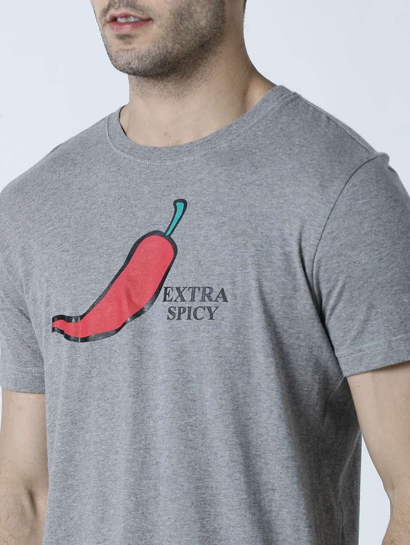 round neck printed regular t-shirt - 19582180 -  Standard Image - 4