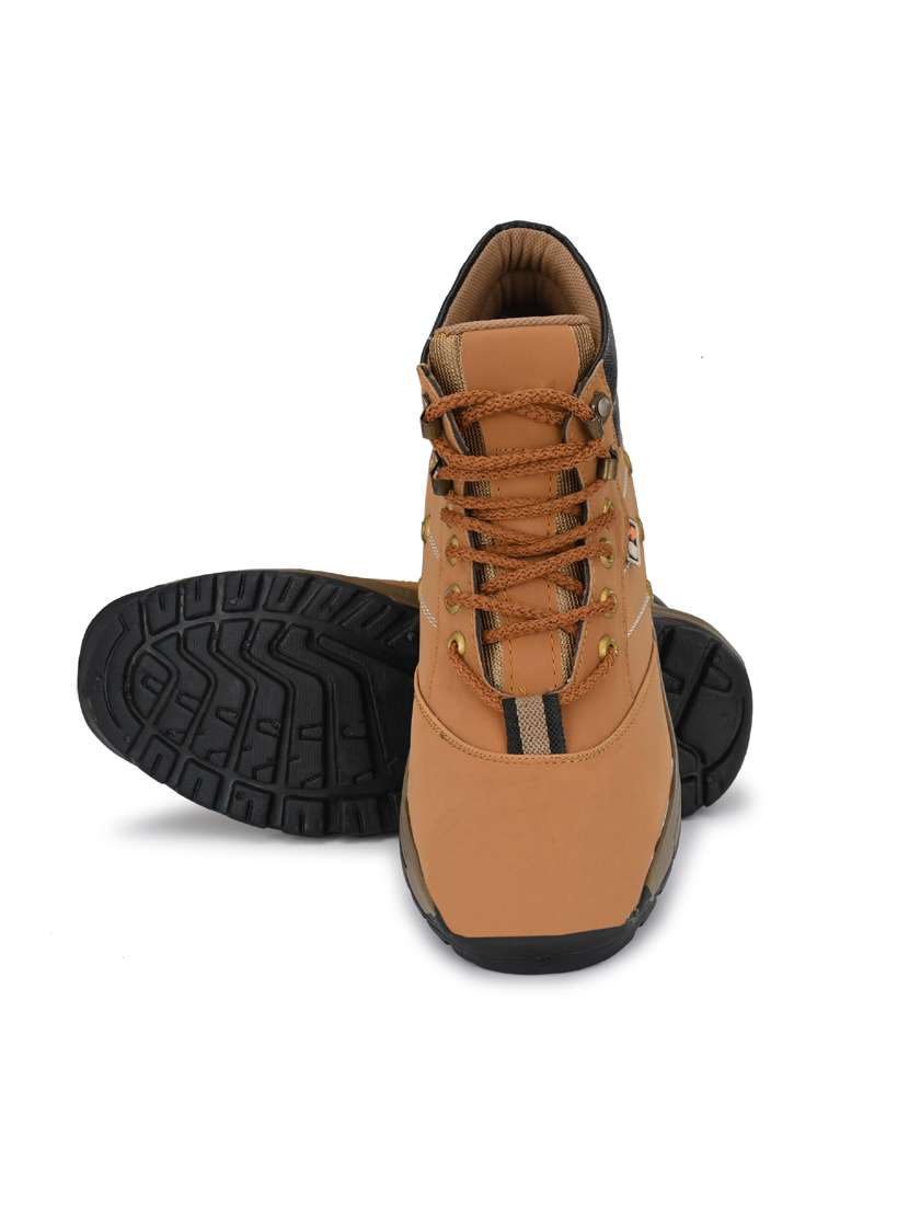 men beige high ankle boots - 19585156 - Standard Image - 4