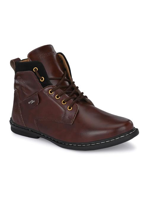 men brown high ankle boots - 19585165 -  Standard Image - 0