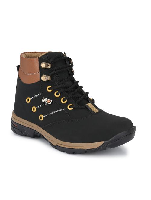 men black high ankle boots - 19585178 -  Standard Image - 0