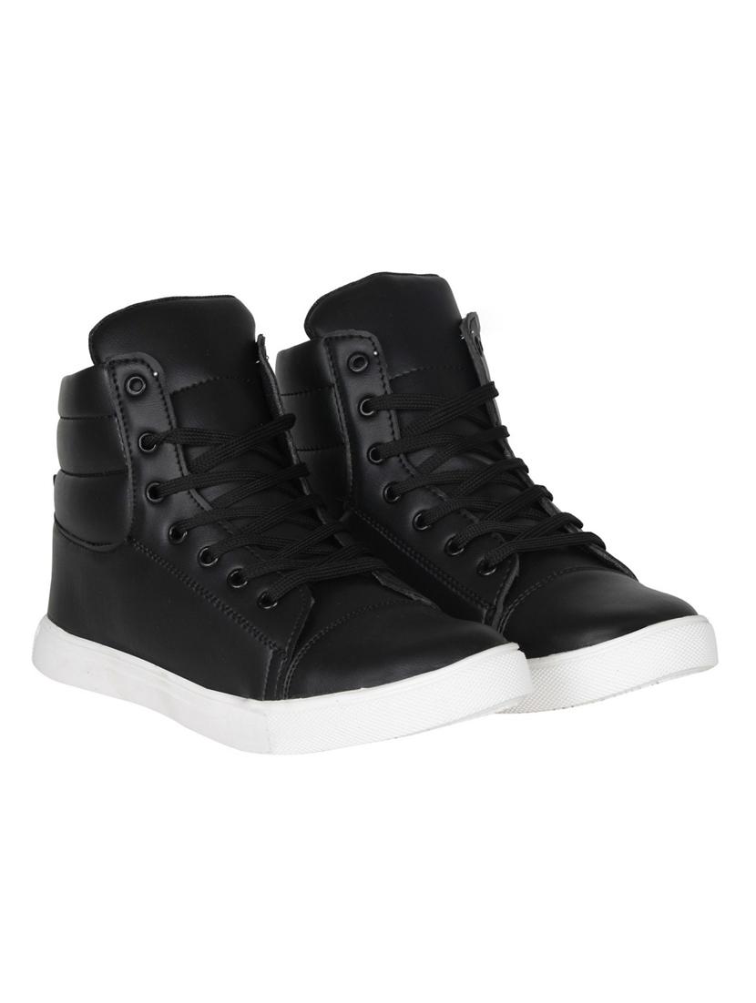 black men's lace up sneakers - 19585324 -  Zoom Image - 0