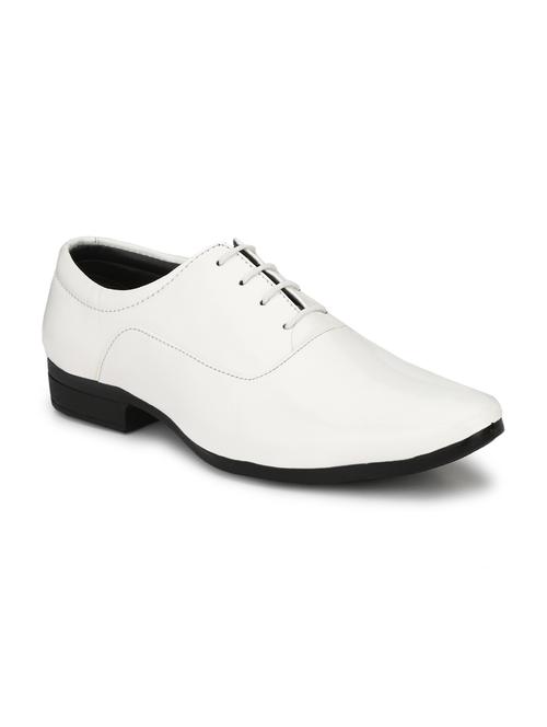 white patent leather laceup oxfords - 19585397 -  Standard Image - 0