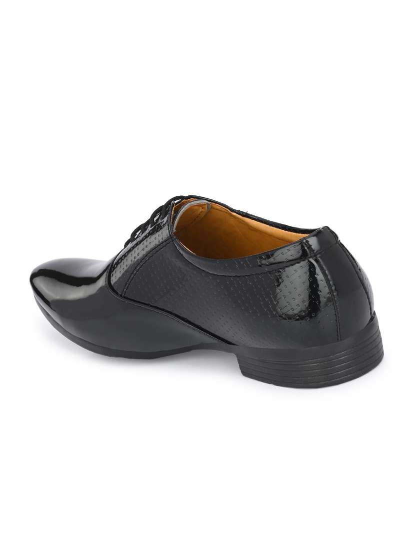 black patent leather laceup oxfords - 19585406 -  Standard Image - 4