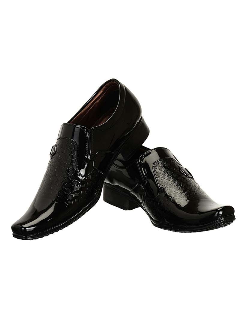 black patent leather slip on ons - 19585455 - Standard Image - 4