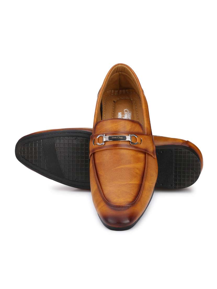 Tan Slip On Shoes