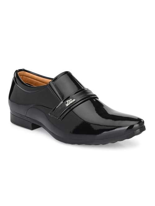black slip on shoes - 19585473 - Standard Image - 0
