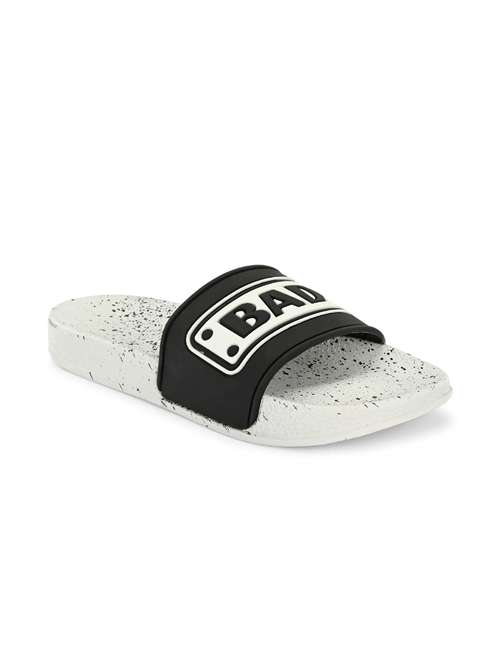 white pvc slip on flip flops - 19585547 -  Standard Image - 0