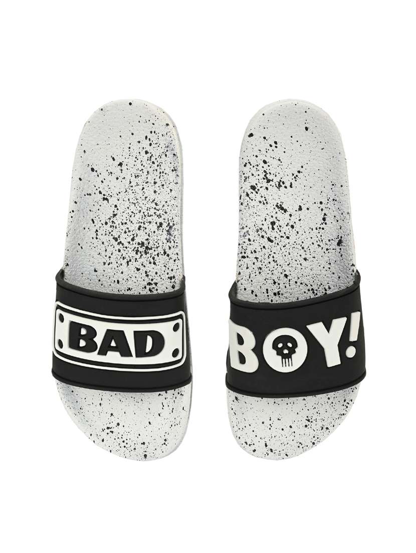 white pvc slip on flip flops - 19585547 -  Standard Image - 4