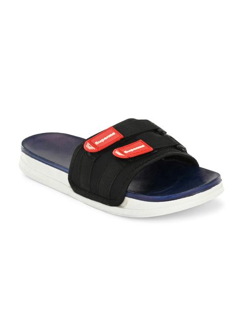blue pvc slip on flip flops - 19585556 - Standard Image - 0