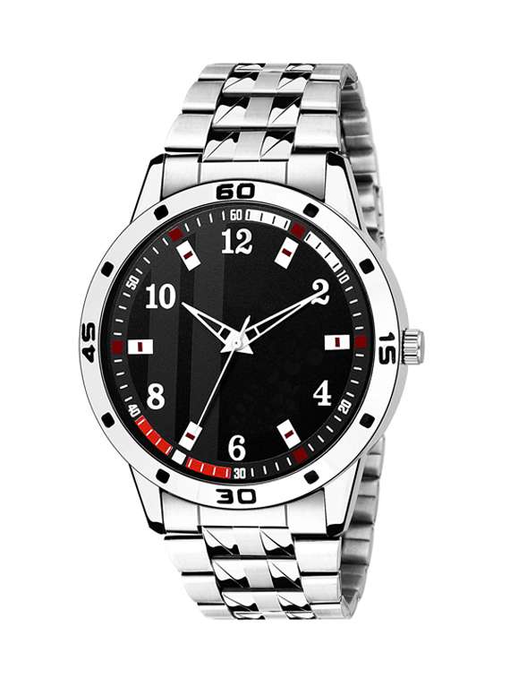 men's round shape analog watch 