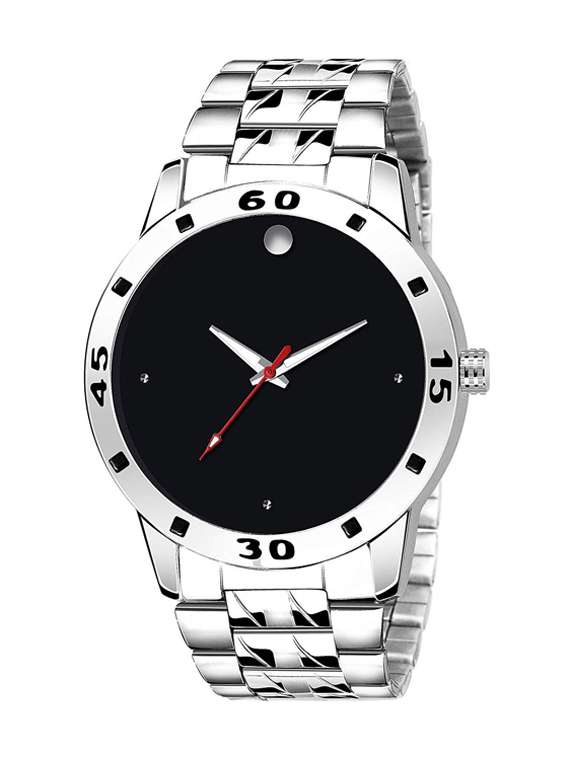 men's round shape analog watch 