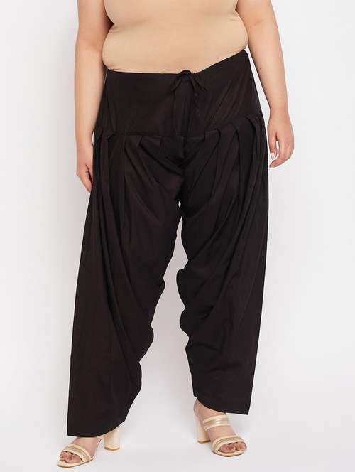 black cotton salwar salwars - 19586660 -  Standard Image - 0