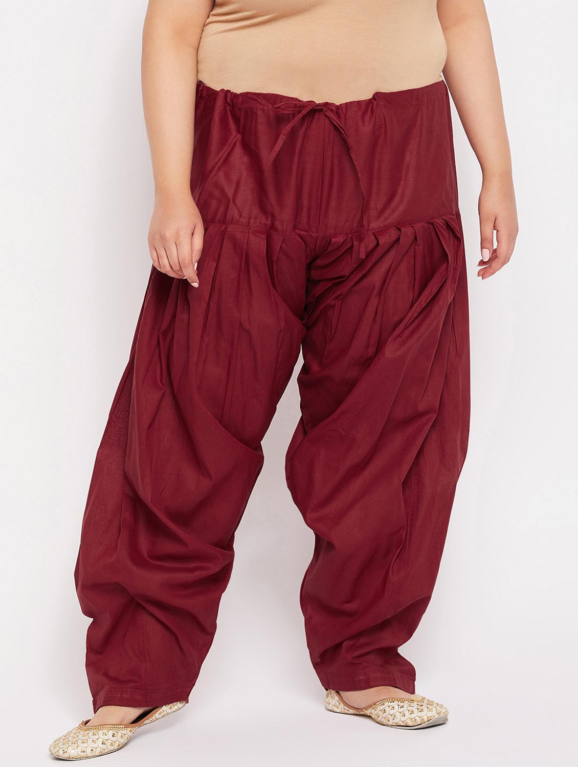 red cotton salwar salwars - 19586667 - Zoom Image - 0