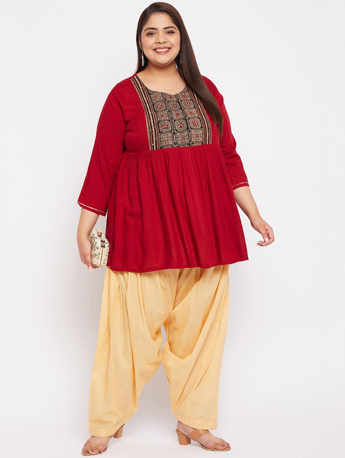 beige cotton salwar salwars - 19586669 - Standard Image - 4