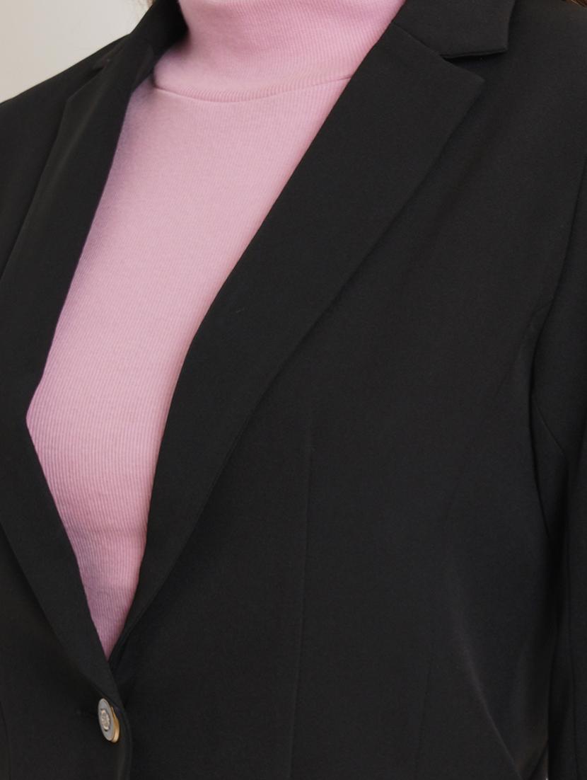 black polyester casual blazer - 19586789 - Standard Image - 4