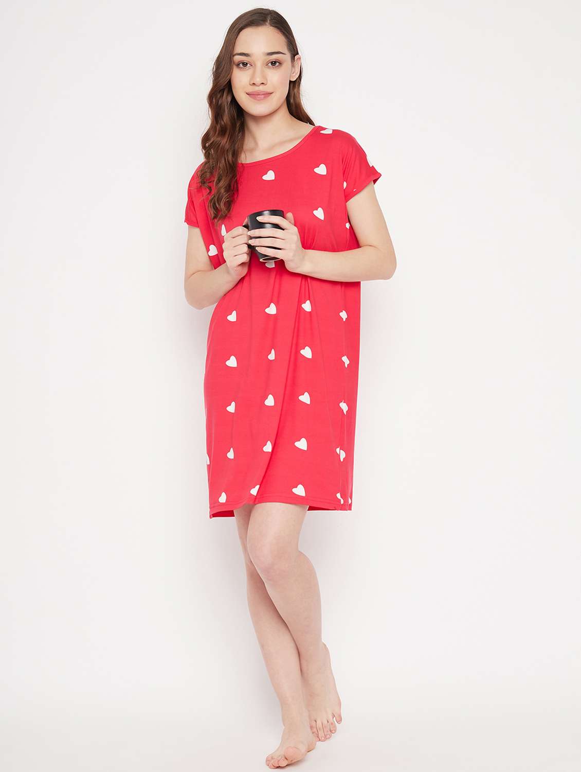 round neck printed sleepshirt - 19586800 -  Standard Image - 4
