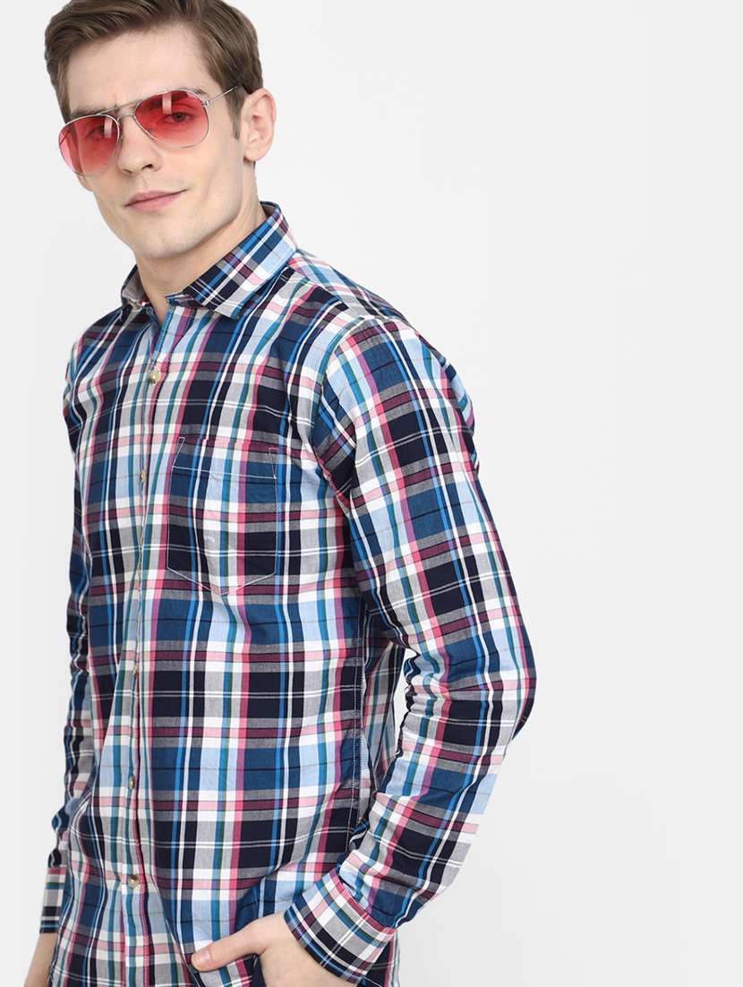 mens checks casual shirt - 19591185 -  Standard Image - 1
