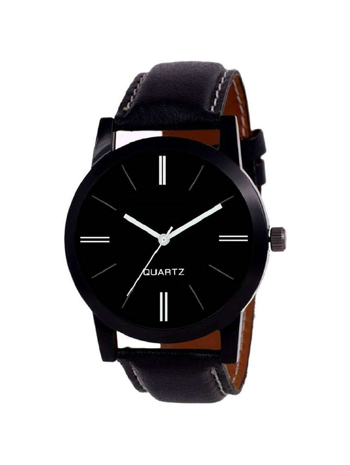 men's round shape analog watch 