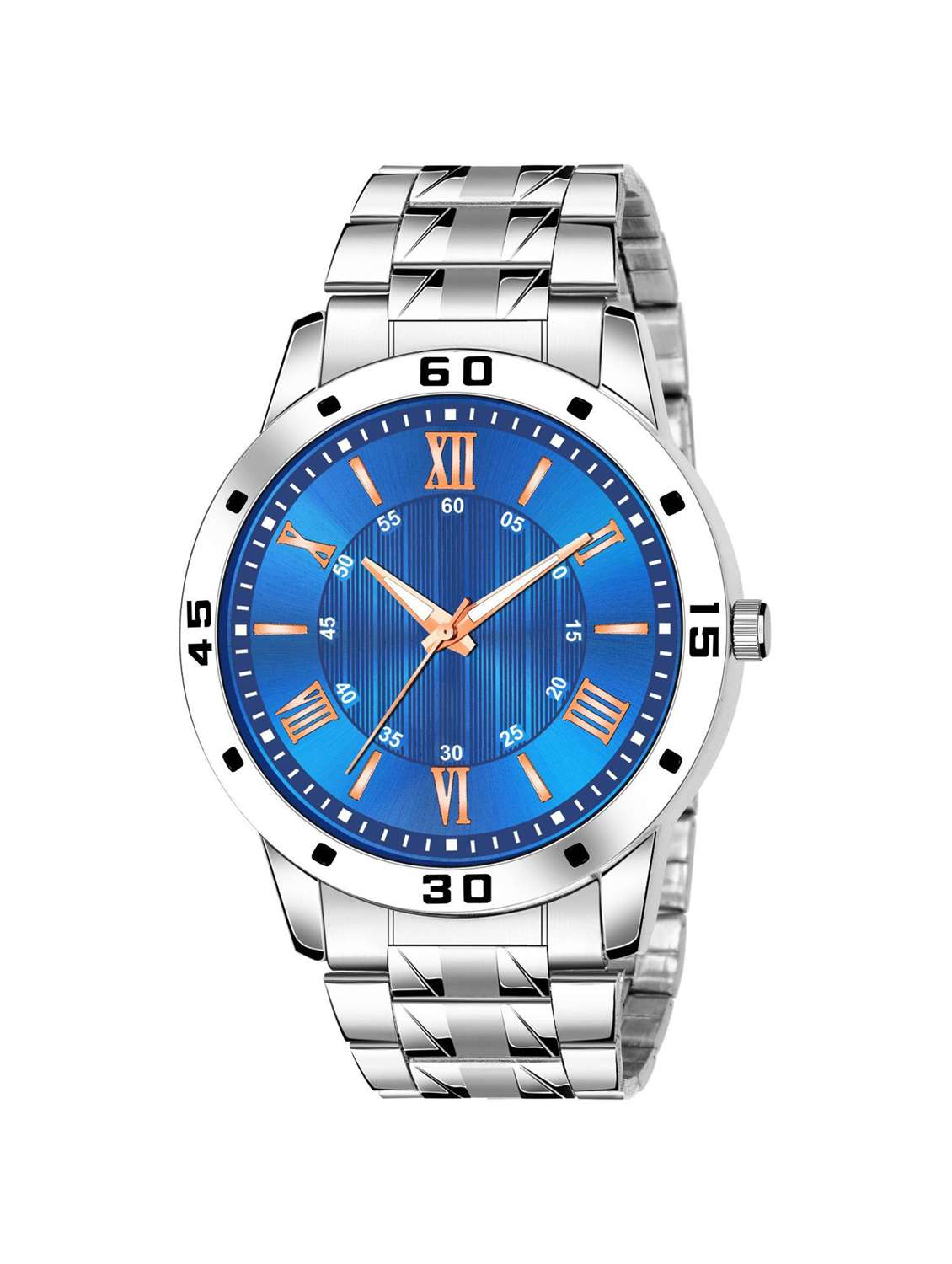 men's round shape analog watch 