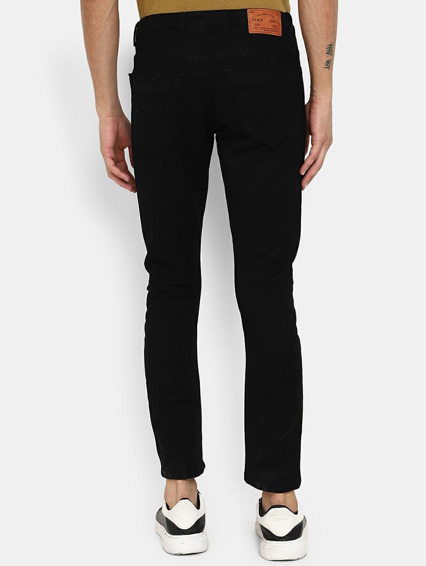 mens slim fit plain jeans - 19596490 - Standard Image - 1