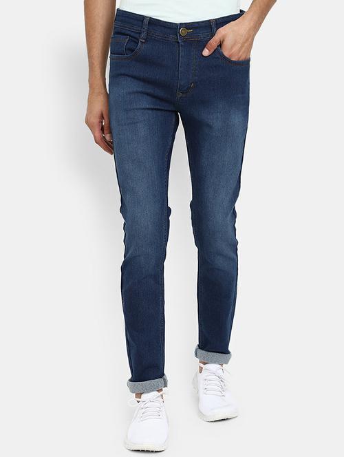 mens slim fit plain jeans - 19596504 - Standard Image - 0