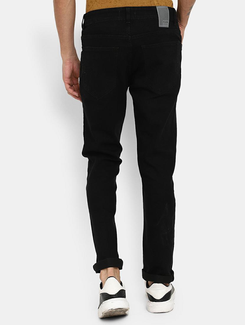 mens slim fit plain jeans - 19596516 - Standard Image - 1