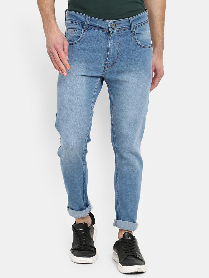mens slim fit plain jeans - 19596530 -  Zoom Image - 0