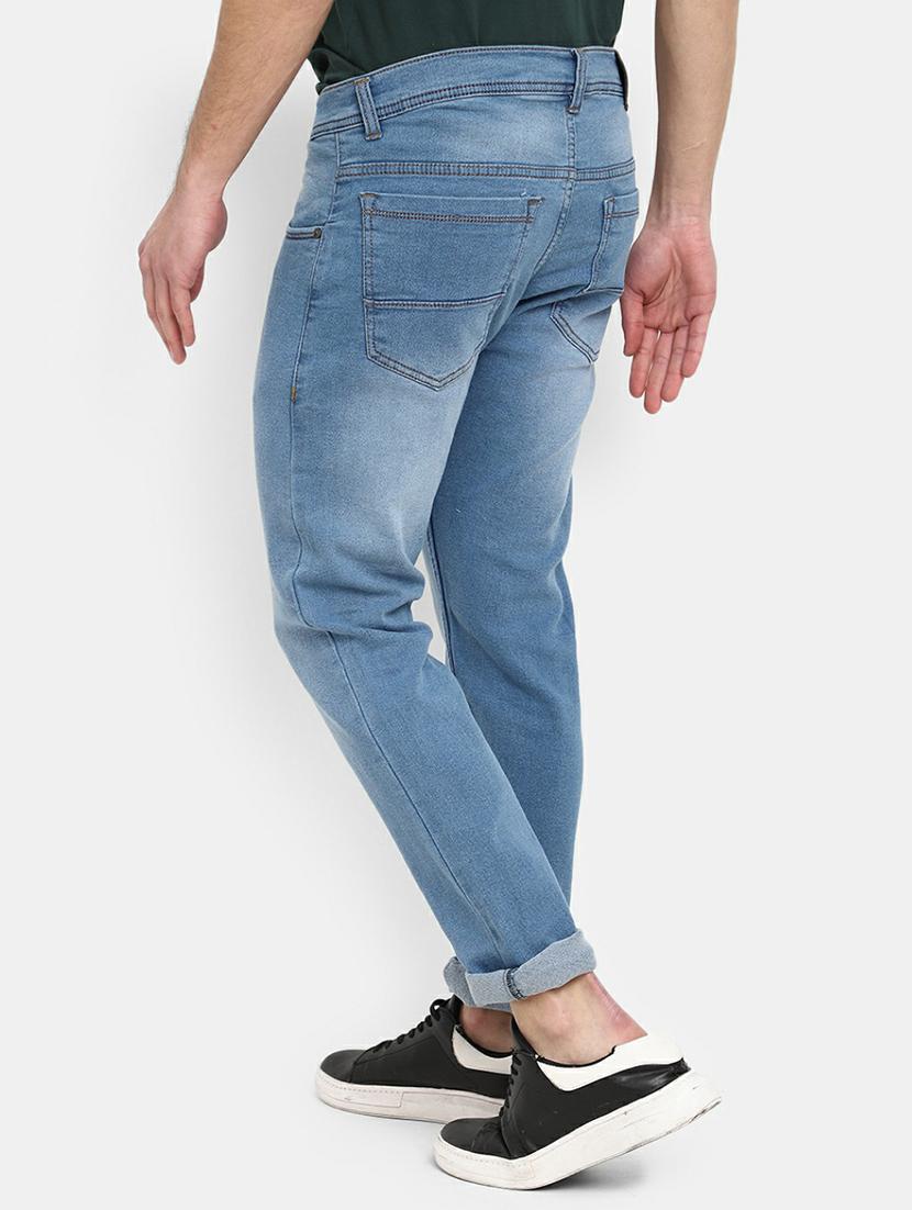 mens slim fit plain jeans - 19596530 - Standard Image - 1
