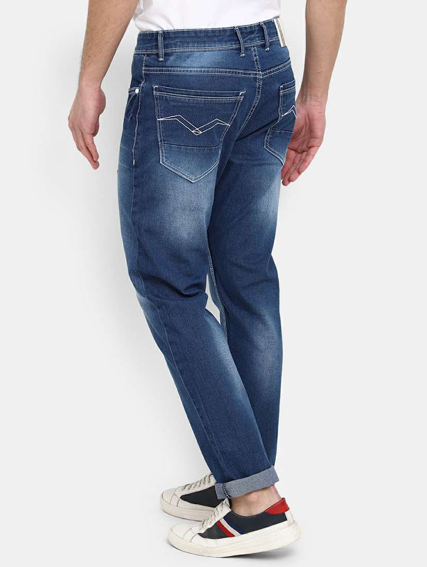 mens slim fit distressed jeans - 19596543 -  Standard Image - 1