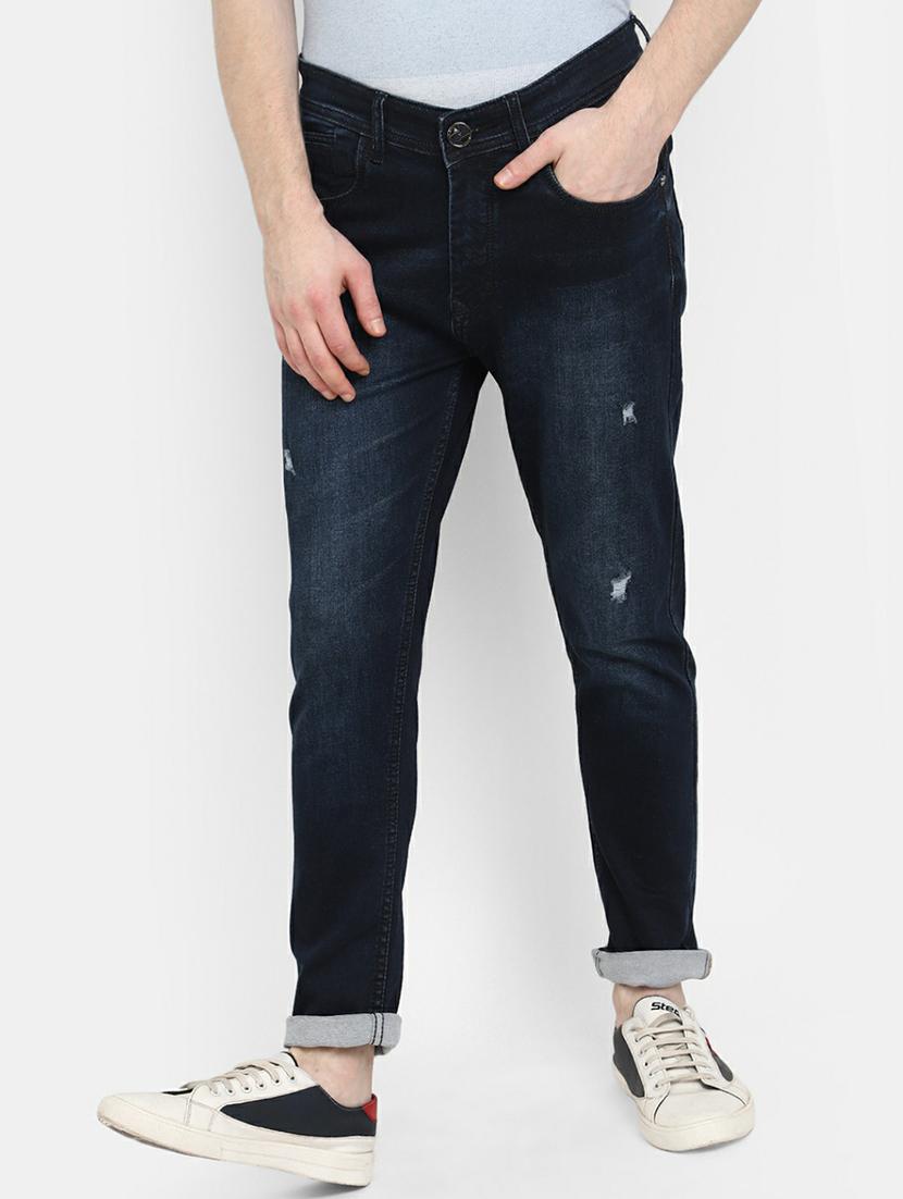 mens slim fit distressed jeans - 19596564 - Zoom Image - 0