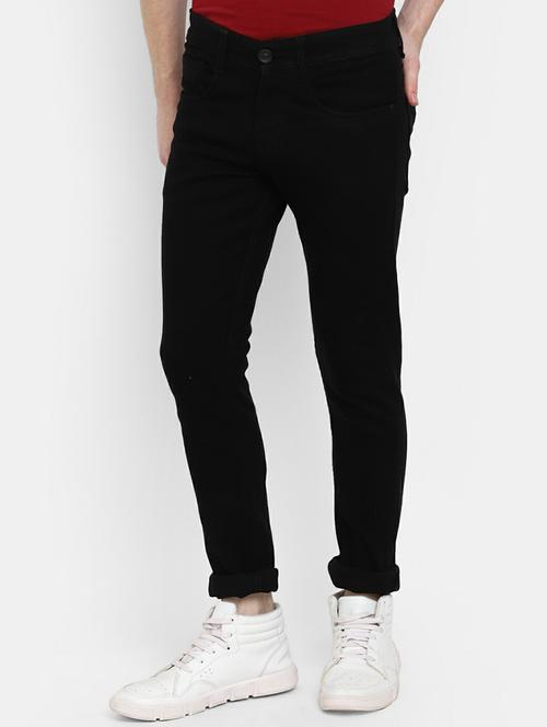 mens slim fit plain jeans - 19596573 - Standard Image - 0