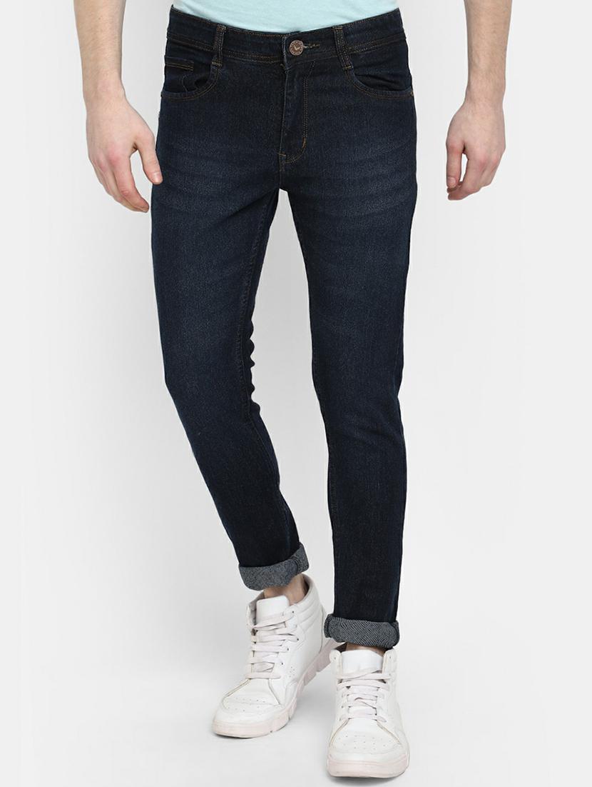 mens slim fit plain jeans - 19596583 -  Zoom Image - 0