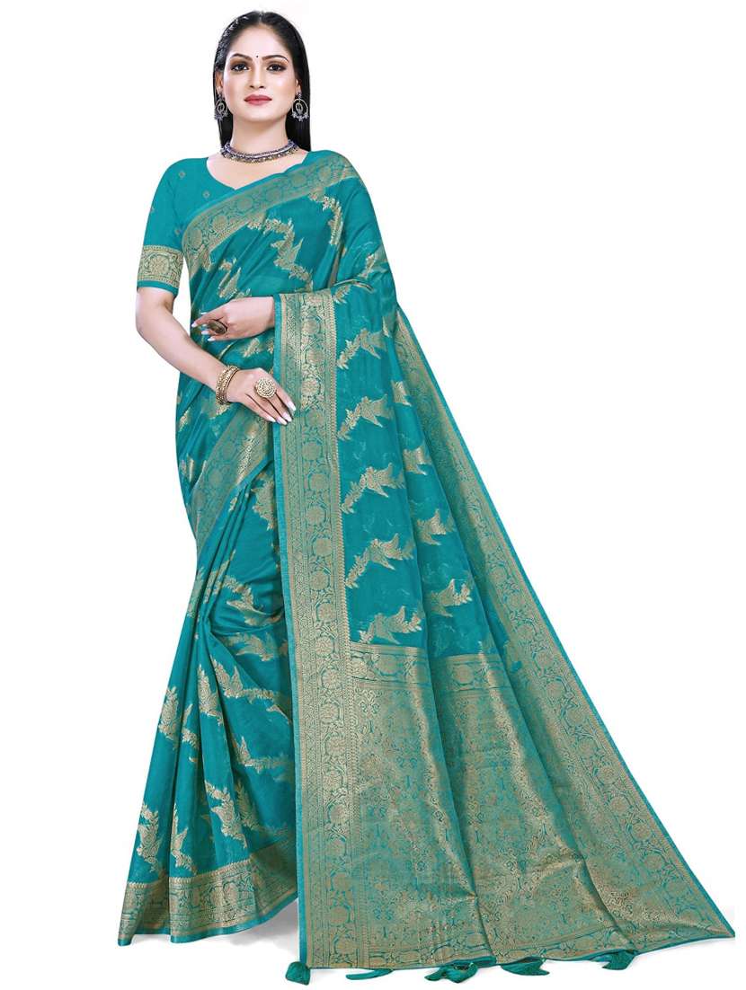 women's banarasi saree with blouse